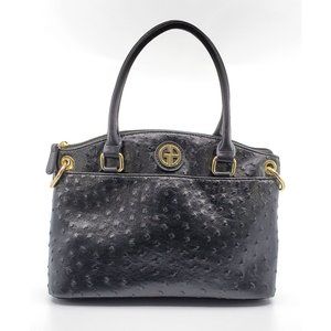 NWD Giani Bernini Black Faux Ostrich Mini Satchel $87.60